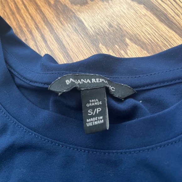 Blue Banana Republic T-Shirt Dress Small Tall - Picture 2 of 4
